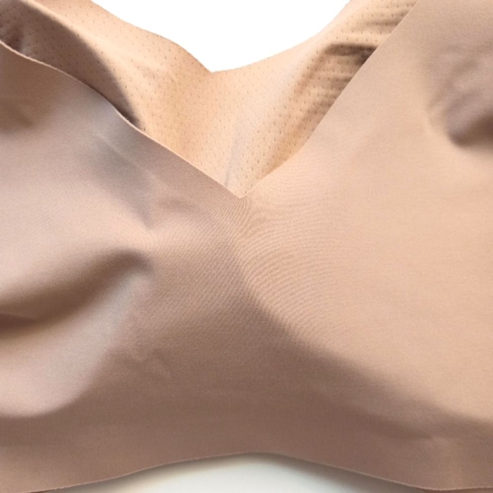 Honeylove V Neck Bra 3X Sand Wireless Seamless Pullover Comfort - Picture 12 of 16